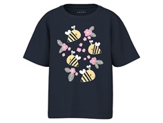 Name It t-shirt navy blazer with bee print